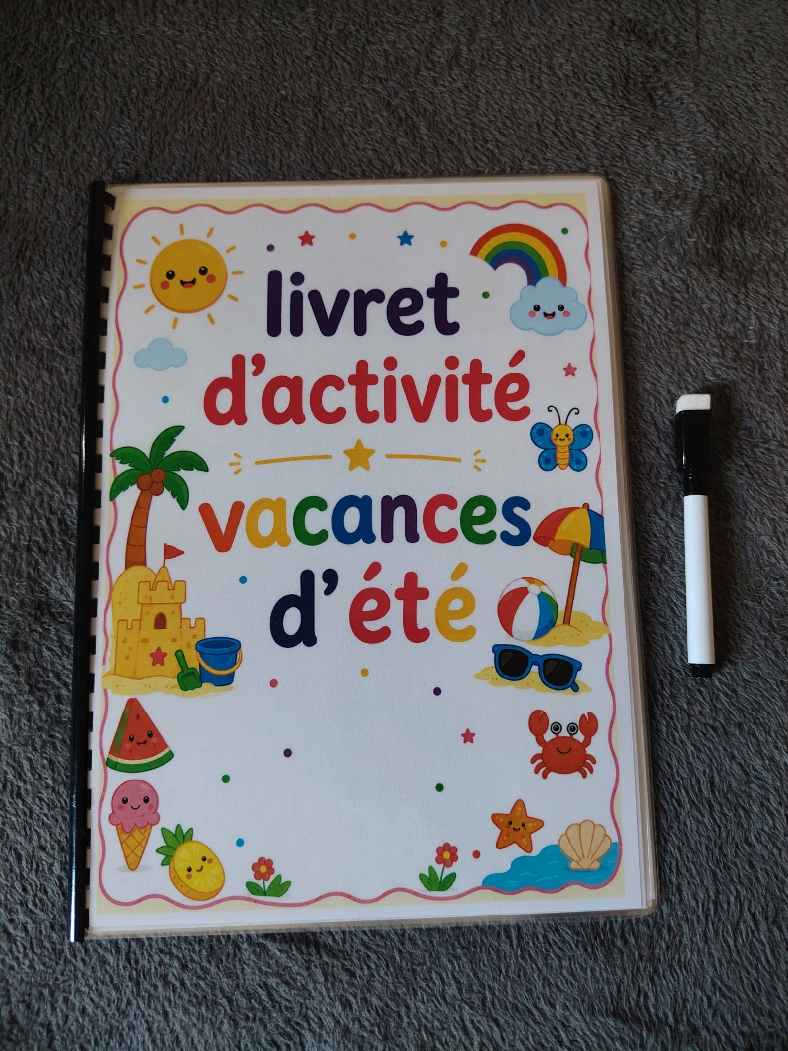 Livret d'activité vacances d'été 